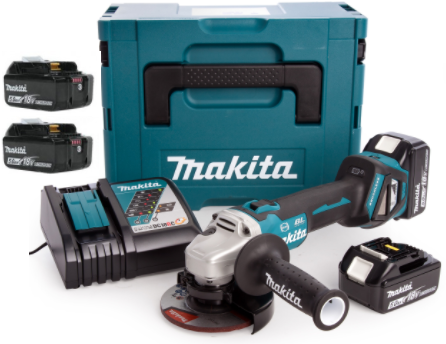 MAKITA.SZLIFIERKA KĄT. 18V 3x5,0Ah DGA513RTJ