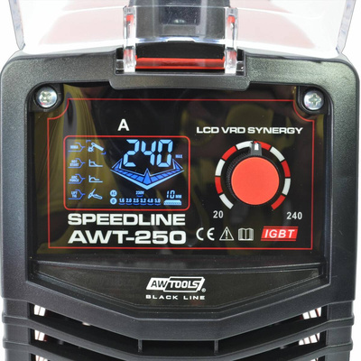 AW SPAWARKA INWERTOROWA SPEEDLINE  AWT-250 LCD VRD SYNEGRY  /BLACK LINE