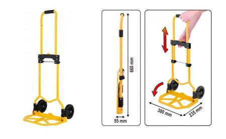 VOREL WÓZEK MAGAZYNOWY SKŁADANY  60kg   78660