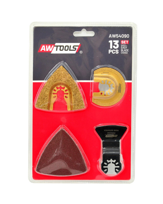 AWTOOLS MT ZESTAW BRZESZCZOTÓW 13szt. DO URZĄDZENIA WIELOFUNKCYJNEGO