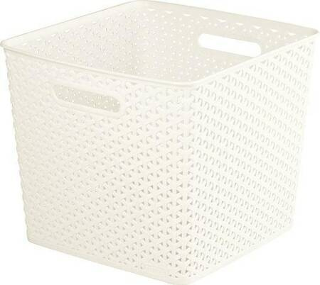 CURVER KOSZYK KWADRATOWY 25L /KREMOWY