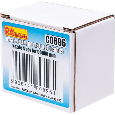 DYSZE 4 ELEM. DO PISTOLETU DO PIASKOWANIA C0865 RICHMANN C0896