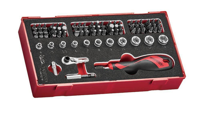 78-elementowy zestaw grotów wkrętakowych Teng Tools TEAMDQ78 277800108