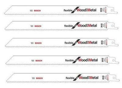 BOSCH BRZESZCZOT DO PIŁY SZABLASTEJ DREWNO/METAL S1122HF 5 szt