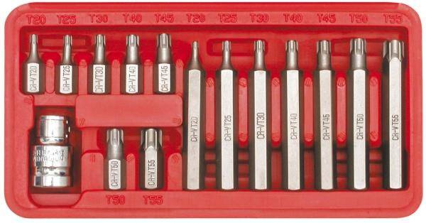 KOŃCÓWKI TORX 15cz.    66580