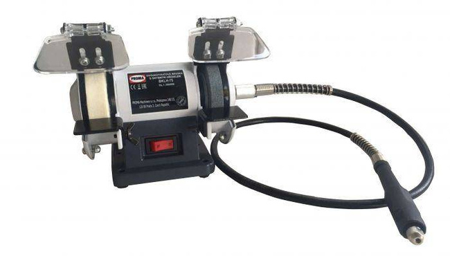 SZLIFIERKO-POLERKA Z WAŁKIEM GIĘTKIM I WYPOSAŻ. Proma