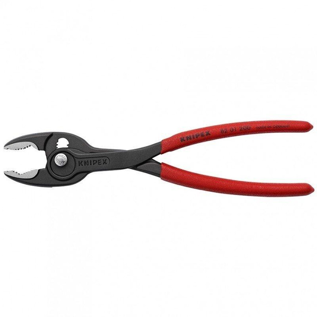 Szczypce zaciskowe TwinGrip z złączem przesuwnym, 200 mm 8201200 - KNIPEX