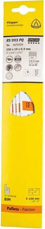 KLINGSPOR BRZESZCZOT DO PIŁY SZABLASTEJ 230x19x0,9mm RS 993 PQ /5szt.