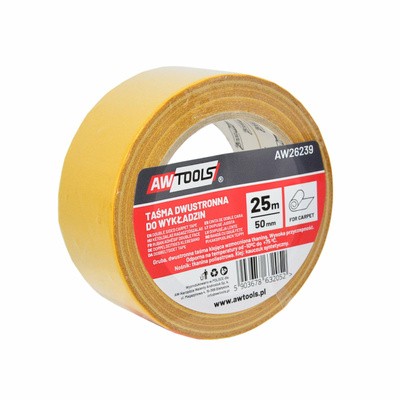 AWTOOLS TAŚMA DWUSTRONNA DO WYKŁADZIN 50*25m