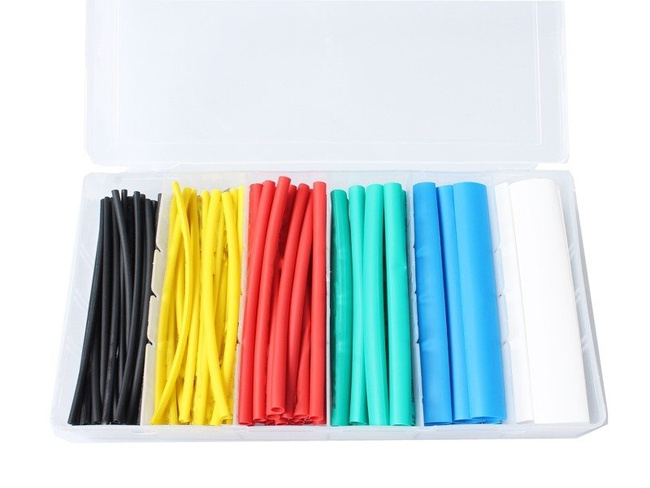 Zestaw koszulek termokurczliwych 128 szt. CORONA C0418