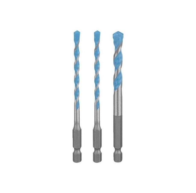 BOSCH WIERTŁO HEX-9 MULTICONSTRUCTION ZESTAW 3szt.  5/6/8mm