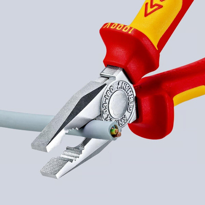 Szczypce kombinowane izolowane 180mm VDE KNIPEX 0306180T