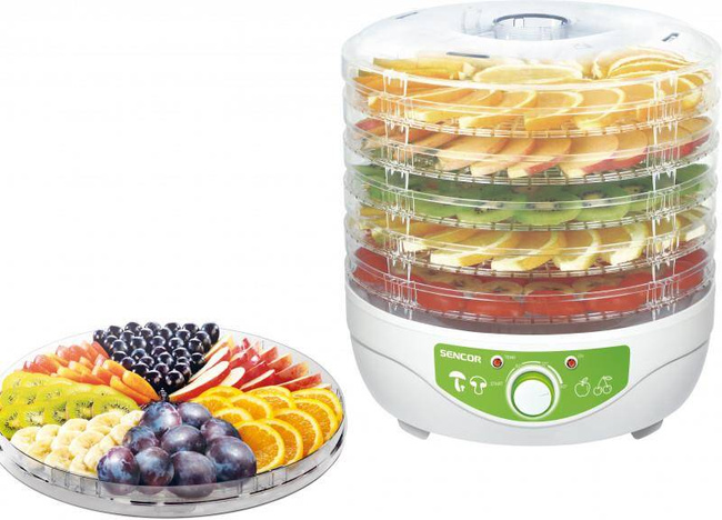 Suszarka do Owoców Grzybów Mięsa i Ryb Sencor SFD 790WH