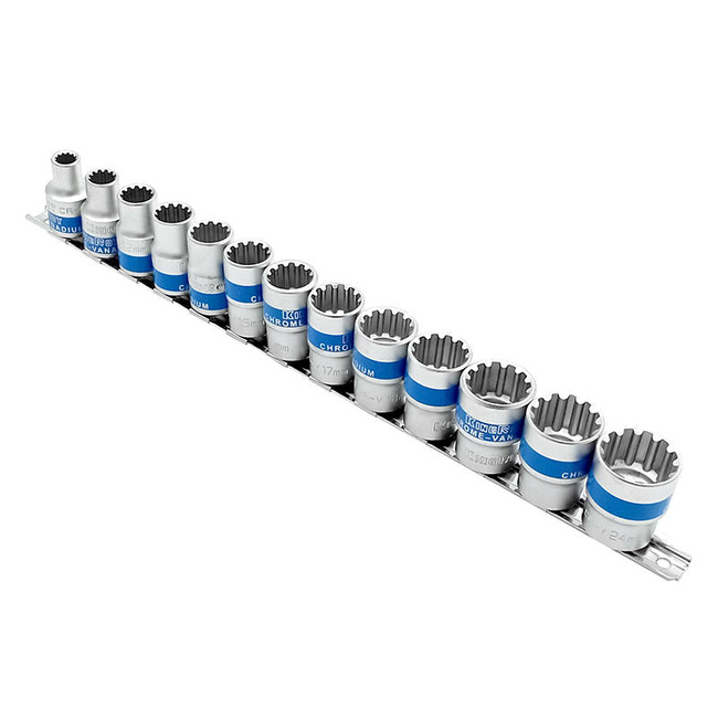 Zestaw kluczy nasadowych 8-24 mm SPLINE13 szt. CTL0048