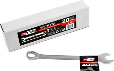 AWTOOLS KLUCZ PŁASKO-OCZKOWY CrV DIN3113 ROZMIAR: 20 (MM)