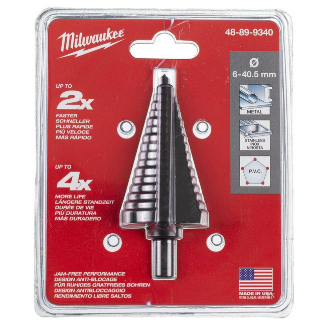 MILWAUKEE WIERTŁO STOPNIOWE  6-40,5