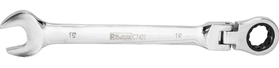 Klucze płasko oczkowe z grzechotką przegubową 8-19 mm 5 szt. Corona Exclusive C7401
