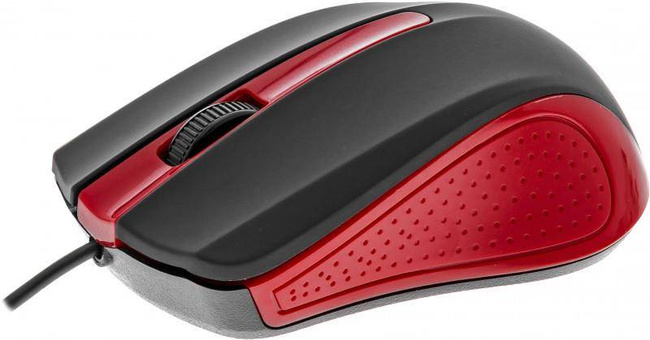 YMS 1015RD Suva Mysz USB Czerwona YENKEE