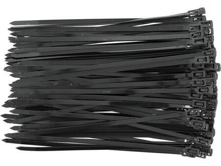 YATO OPASKA PLASTIKOWA SAMOZACISKOWA CZARNA  4,8*200 /100szt