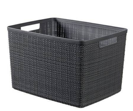 CURVER KOSZYK L 20L  /CIEMNY SZARY