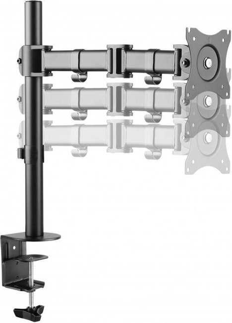 SOS 1010 MONITOR DESK MOUNT SINGLE STELL