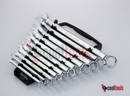 Zestaw 11 kluczy płasko - oczkowych - klucze kute, calowe 1/4" - 7/8" SATA 09021