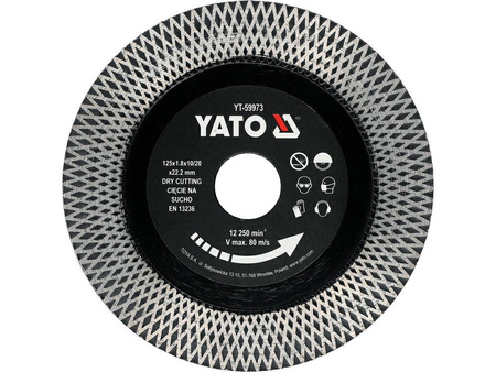 YATO TARCZA DO CERAMIKI 125mm