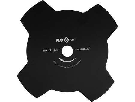 FLO TARCZA 4-RAMIENNA DO KOSY 250mm / 25,4mm