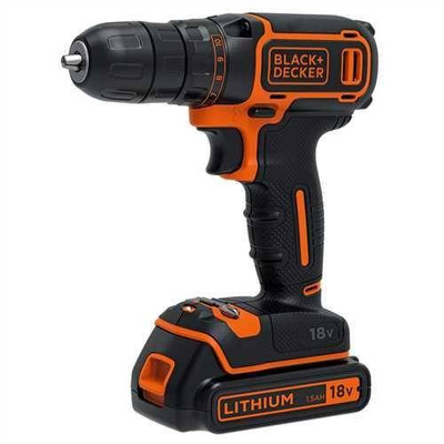 BLACK+DECKER WIERTARKO-WKRĘTARKA 18V 2x1.5Ah  BDCDC18B