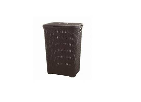CURVER KOSZ NA BIELIZNĘ "NATURAL STYLE" 60L /CIEMNY BRĄZ