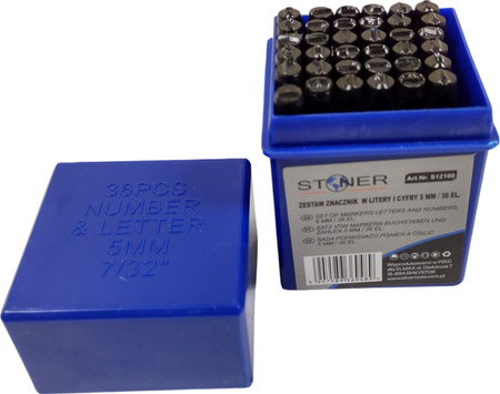 NUMERATOR ZESTAW 36el   5mm   SILVER