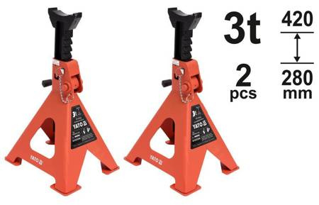 YATO PODSTAWKI 2szt. 3 TONY, 280-420mm