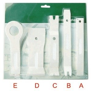 Komplet dźwigni do zapinek tapicerskich 5 szt. Jonnesway AB010026S