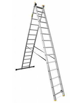 AWTOOLS DRABINA ALUMINIOWA   2x13 STOPNI 150KG