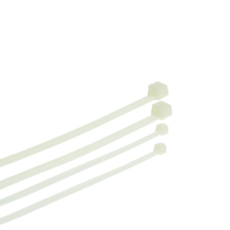 PLASTROL OPASKA PLASTIKOWA BIAŁA  3,6 x 300mm 100szt.