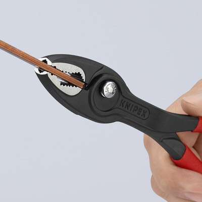 Szczypce zaciskowe TwinGrip z złączem przesuwnym, 200 mm 8201200 - KNIPEX