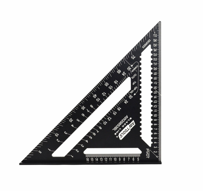 AWTOOLS KĄTOWNIK STOLARSKI ALUMINIOWY 12" BLACK LINE