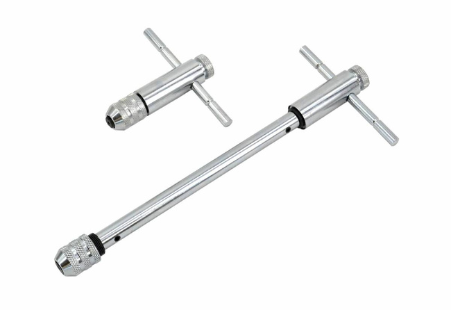AWTOOLS POKRĘTŁO DO GWINTOWNIKÓW M5-M12 /300mm  ZACISKOWE T Z GRZECHOTKĄ