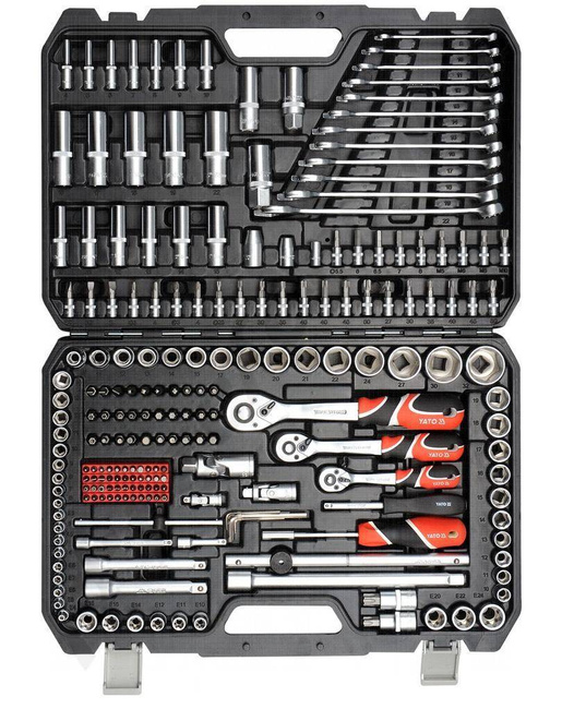 YATO ZESTAW  KLUCZY 1/4" , 3/8" , 1/2"  216 elem. XXL  38841