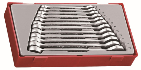 12-elementowy zestaw kluczy płasko-oczkowych Teng Tools TT8012 238490106