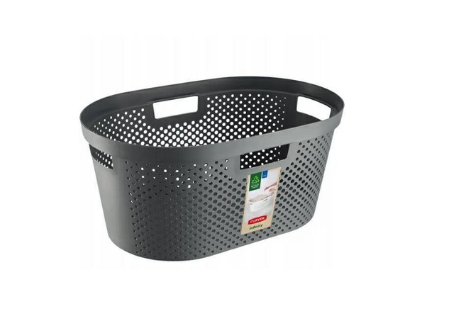 CURVER KOSZ DO MAGLA RECYCLED 40L  /CIEMNY SZARY