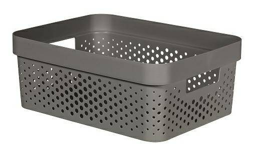 CURVER POJEMNIK INFINITY 4,5L AŻUROWY   /CIEMNY SZARY