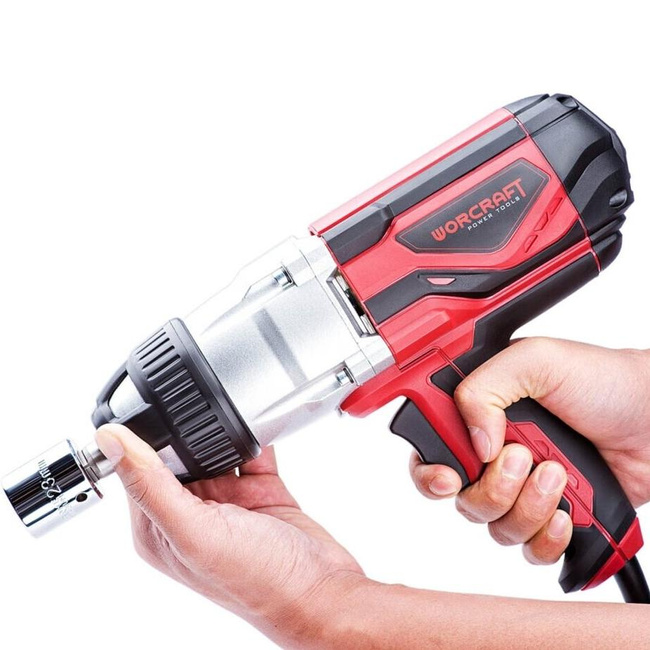 Elektroklucz 1/2" z końcówkami 17, 19, 21, 23 mm IW1000 - WORCRAFT