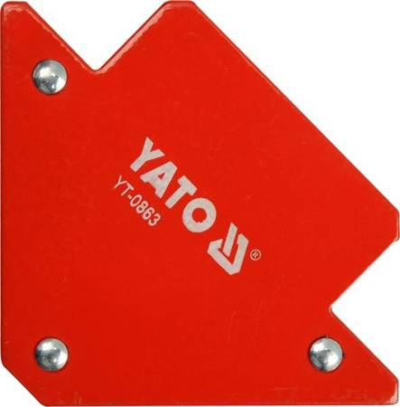 YATO KĄTOWNIK SPAWALNICZY MAGNETYCZNY 82x120x13mm  0863