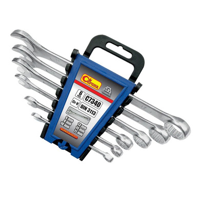 Zestaw kluczy płasko oczkowych 6-17 mm 6 szt. Corona / Richmann C7340