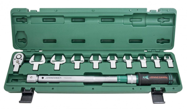 Klucz dynamometryczny 1/2" 40-200 Nm z wymiennymi końcówkami Jonnesway T30200NS