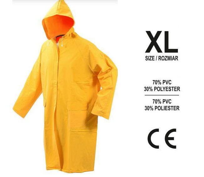 VOREL PŁASZCZ PRZECIWDESZCZOWY ROZMIAR XL ŻÓŁTY   74631