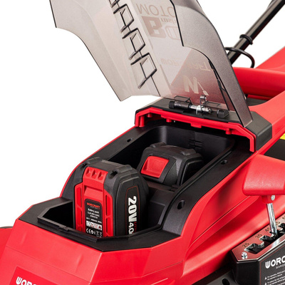 Akumulatorowa kosiarka do trawy bezszczotkowa Li-ion 40V (20V + 20V) CLMS40LiBH - WORCRAFT