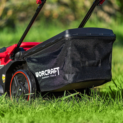 Akumulatorowa kosiarka do trawy bezszczotkowa Li-ion 40V (20V + 20V) CLMS40LiBH - WORCRAFT