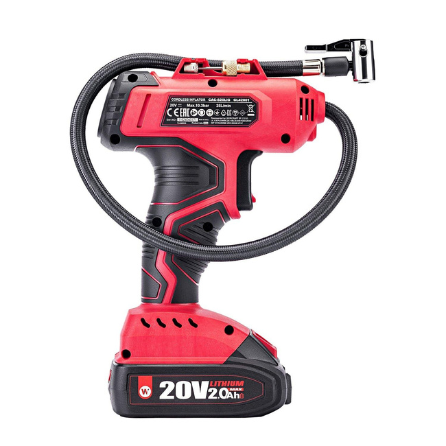 Akumulatorowa pompa powietrza / sprężarka Li-ion 20V CACS20LiG - WORCRAFT